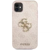 Чехол Guess 4G Big Metal Logo для iPhone 11 Pink (GUHCN614GMGPI)