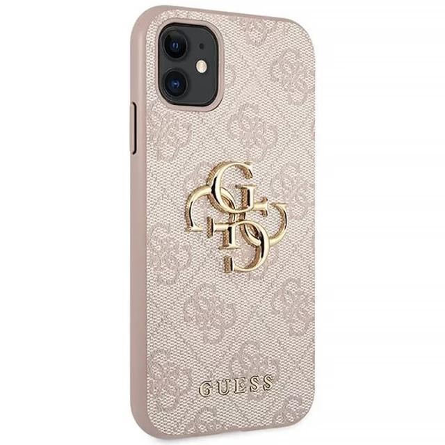 Чохол Guess 4G Big Metal Logo для iPhone 11 Pink (GUHCN614GMGPI)