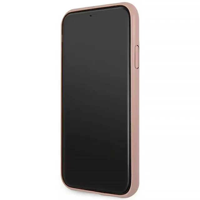 Чехол Guess 4G Big Metal Logo для iPhone 11 Pink (GUHCN614GMGPI)