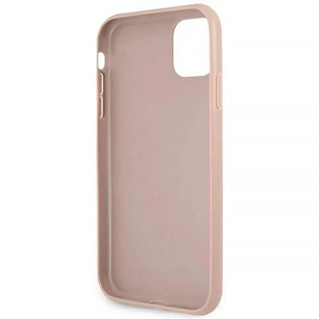 Чехол Guess 4G Big Metal Logo для iPhone 11 Pink (GUHCN614GMGPI)