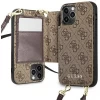 Чохол-гаманець Guess 4G Crossbody Cardslot для iPhone 12 | 12 Pro Brown (GUHCP12MCB4GB)