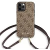 Чехол-бумажник Guess 4G Crossbody Cardslot для iPhone 12 | 12 Pro Brown (GUHCP12MCB4GB)