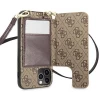 Чохол-гаманець Guess 4G Crossbody Cardslot для iPhone 12 | 12 Pro Brown (GUHCP12MCB4GB)