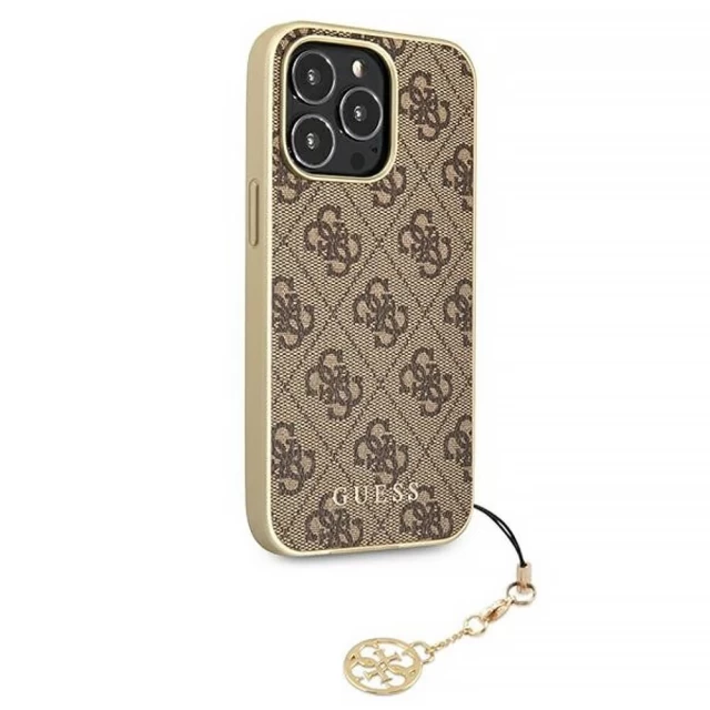 Чохол Guess Charms Collection для iPhone 13 Pro Brown (GUHCP13LGF4GBR)