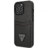 Чохол Guess Saffiano Triangle Logo Cardslot для iPhone 13 Pro Black (GUHCP13LPSATPK)