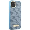 Чохол Guess 4G Logo Plate для iPhone 13 Blue with MagSafe (GUHMP13MU4GPRB)