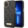 Чохол Guess 4G Logo Plate для iPhone 13 Black with MagSafe (GUHMP13MU4GPRK)