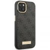 Чохол Guess 4G Logo Plate для iPhone 13 Black with MagSafe (GUHMP13MU4GPRK)