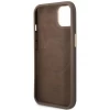 Чехол Guess 4G Logo Plate для iPhone 13 Brown with MagSafe (GUHMP13MU4GPRW)