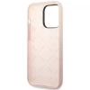 Чохол Guess Silicone Triangle для iPhone 14 Pro Max Pink (GUHCP14XSLTGP)