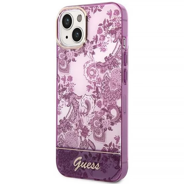 Чехол Guess Porcelain Collection для iPhone 14 Fuchsia (GUHCP14SHGPLHF)