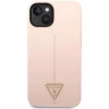 Чохол Guess Silicone Triangle для iPhone 14 Pink (GUHCP14SSLTGP)