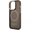 Чехол Guess Gold Outline Translucent для iPhone 14 Pro Black with MagSafe (GUHMP14LHTCMK)