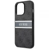 Чохол Guess 4G Stripe для iPhone 13 Pro Max Grey (GUHCP13X4GDGR)