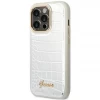 Чехол Guess Croco Collection для iPhone 14 Pro Max Silver (GUHCP14XHGCRHS)