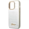 Чехол Guess Croco Collection для iPhone 14 Pro Max Silver (GUHCP14XHGCRHS)