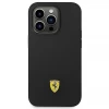 Чохол Ferrari Silicone Metal Logo для iPhone 14 Pro Black (FEHCP14LSIBBK)