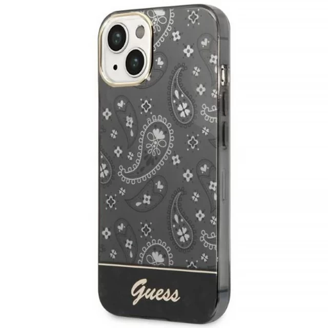 Чехол Guess Bandana Paisley для iPhone 14 Black (GUHCP14SHGBNHK)