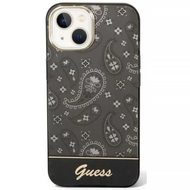 Чехол Guess Bandana Paisley для iPhone 14 Black (GUHCP14SHGBNHK)