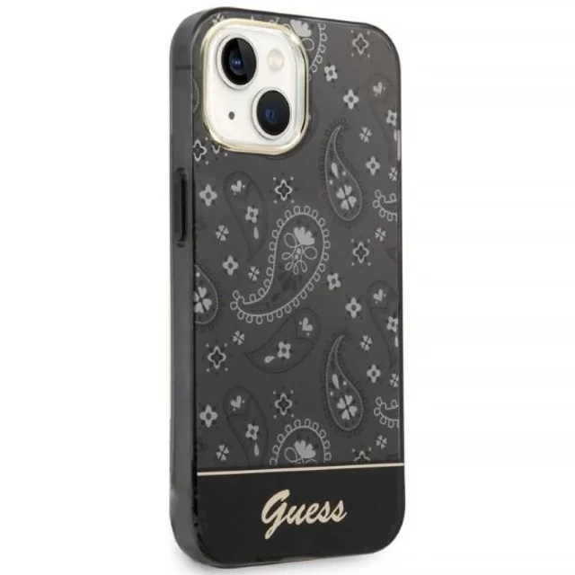 Чехол Guess Bandana Paisley для iPhone 14 Black (GUHCP14SHGBNHK)