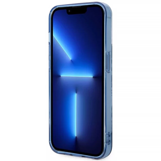 Чохол Guess Porcelain Collection для iPhone 14 Pro Blue (GUHCP14LHGPLHB)