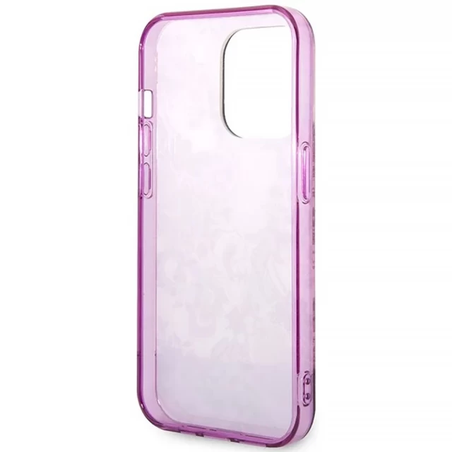 Чехол Guess Porcelain Collection для iPhone 14 Pro Fuchsia (GUHCP14LHGPLHF)