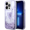 Чохол Guess Liquid Glitter Palm Collection для iPhone 14 Pro Purple (GUHCP14LLFCTPU)