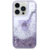 Чехол Guess Liquid Glitter Palm Collection для iPhone 14 Pro Purple (GUHCP14LLFCTPU)