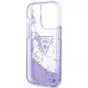 Чехол Guess Liquid Glitter Palm Collection для iPhone 14 Pro Purple (GUHCP14LLFCTPU)