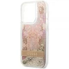 Чехол Guess Paisley Liquid Glitter для iPhone 14 Pro Gold (GUHCP14LLFLSD)