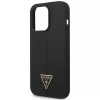 Чохол Guess Silicone Triangle для iPhone 14 Pro Black (GUHCP14LSLTGK)