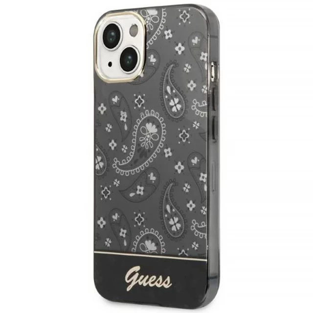 Чехол Guess Bandana Paisley для iPhone 14 Plus Black (GUHCP14MHGBNHK)