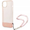 Чохол Guess Translucent Pearl Strap для iPhone 14 Plus Pink (GUHCP14MHGCOHP)