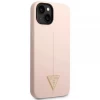 Чехол Guess Silicone Triangle для iPhone 14 Plus Pink (GUHCP14MSLTGP)