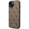 Чехол Guess 4G Metal Gold Logo для iPhone 14 Brown (GUHCP14SG4GFBR)