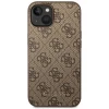 Чехол Guess 4G Metal Gold Logo для iPhone 14 Brown (GUHCP14SG4GFBR)