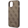 Чохол Guess 4G Metal Gold Logo для iPhone 14 Brown (GUHCP14SG4GFBR)