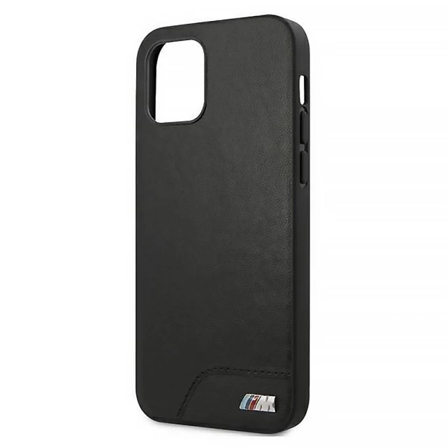 Чехол BMW M Collection Smooth PU для iPhone 12 | 12 Pro Black (BMHCP12MMHOLBK)