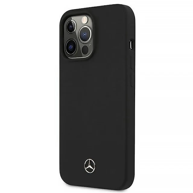 Чехол Mercedes Silicone для iPhone 13 | 13 Pro Black with MagSafe (MEHMP13LSILBK)