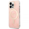 Чохол із зарядним пристроєм Guess 4G Print + Charger Set для iPhone 13 Pro Pink with MagSafe (GUBPP13LH4EACSP)