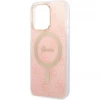 Чехол с зарядным устройством Guess 4G Print + Charger Set для iPhone 13 Pro Pink with MagSafe (GUBPP13LH4EACSP)