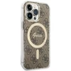 Чехол с зарядным устройством Guess 4G Print + Charger Set для iPhone 13 Pro Max Brown with MagSafe (GUBPP13XH4EACSW)