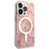 Чехол с зарядным устройством Guess Jungle + Charger Set для iPhone 14 Pro Max Pink with MagSafe (GUBPP14XHJEACSP)