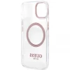 Чохол Guess Metal Outline для iPhone 13 Pink with MagSafe (GUHMP13MHTRMP)