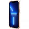 Чехол Guess Gold Outline Translucent для iPhone 13 Pro Max Pink with MagSafe (GUHMP13XHTCMP)