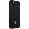 Чохол Ferrari Silicone Metal Logo для iPhone 14 Plus Black with MagSafe (FEHMSIP14MBK)