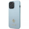 Чохол Guess Saffiano 4G Small Metal Logo для iPhone 13 Pro Blue (GUHCP13LPS4MB)