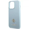 Чохол Guess Saffiano 4G Small Metal Logo для iPhone 13 Pro Blue (GUHCP13LPS4MB)