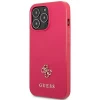 Чохол Guess Saffiano 4G Small Metal Logo для iPhone 13 Pro Pink (GUHCP13LPS4MF)