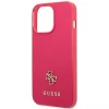 Чехол Guess Saffiano 4G Small Metal Logo для iPhone 13 Pro Pink (GUHCP13LPS4MF)